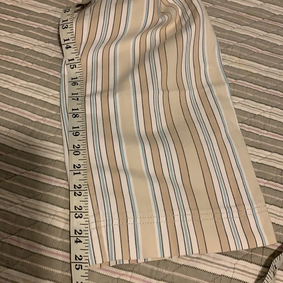 🍁 Ann Taylor Loft striped stretch pant 10 EUC - Picture 11 of 15